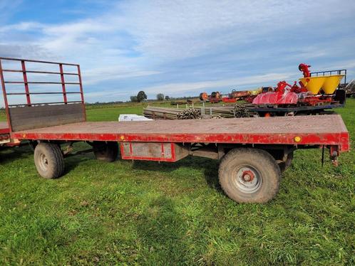 Landbouw wagen gijzen 6 mtr, Doe-het-zelf en Bouw, Transportwagens, Gebruikt, Ophalen