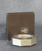 glas onderzetters 12 stuks Jean Couzon inox silver, Huis en Inrichting, Woonaccessoires | Onderzetters, Ophalen, Gebruikt, Glas of Kopje