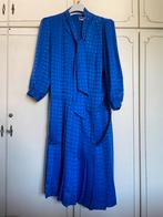 Jurk jaren 80, Vintage Dressing, Blauw, Maat 42/44 (L), Ophalen of Verzenden