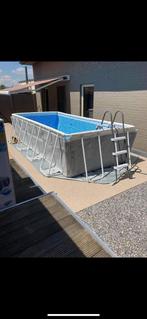 Zwembad , zandfilter en warmtepomp, Tuin en Terras, Ophalen, Zo goed als nieuw