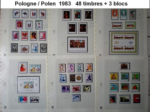 POLEN = volledig jaar 1983 - nieuwe en beschermde postzegels, Postzegels en Munten, Postzegels | Europa | Overig, Postfris, Polen
