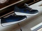 39 licht,  soepel  leer/textiel blauw geschikt steunzolen, Kleding | Dames, Schoenen, Blauw, Ophalen of Verzenden, Zo goed als nieuw