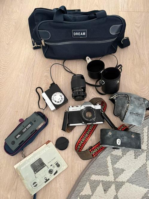 Vintage fotoapparatuur: Mamiya DSX500 & extra Lens, Toshiba,, Audio, Tv en Foto, Fotocamera's Analoog, Niet werkend, Ophalen