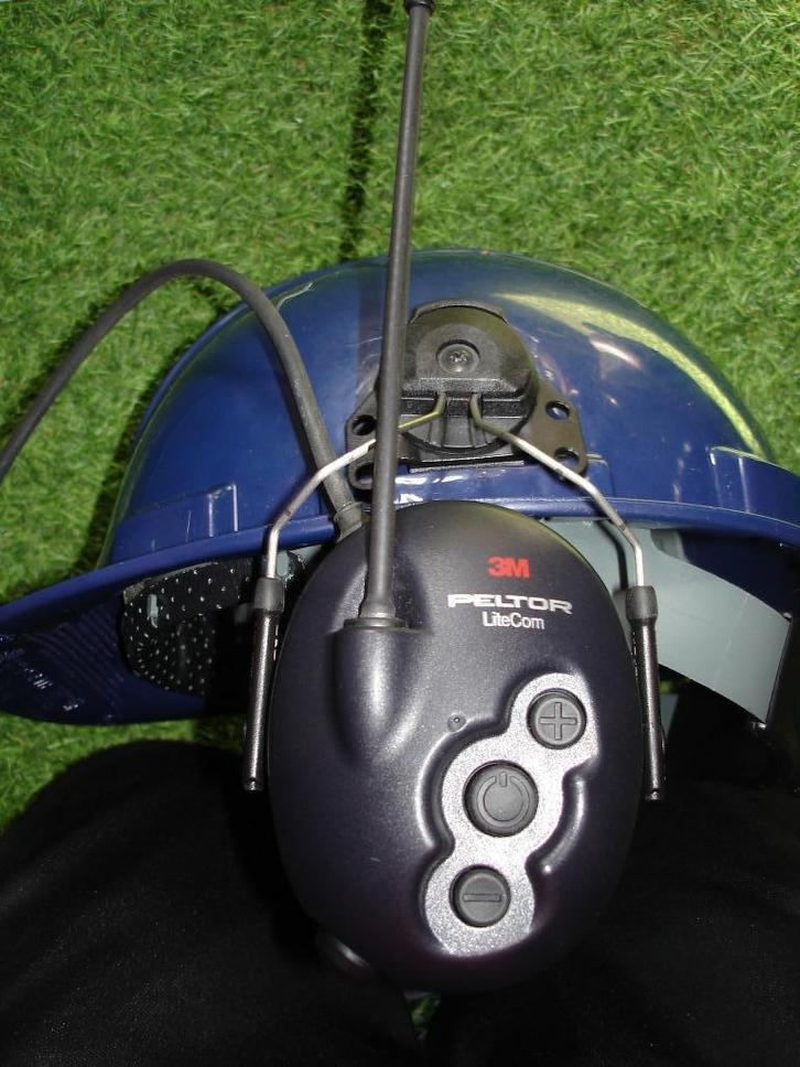 3M PELTOR LiteCom Headsets & NORTH bouwhelm gelaat scherm, Doe-het-zelf en Bouw, Gehoorbeschermers, Zo goed als nieuw, Ophalen