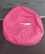 roze zitzak, Enlèvement, Comme neuf, Rose, Pouf