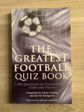 The Greatest Football Quiz Book beschikbaar voor biedingen