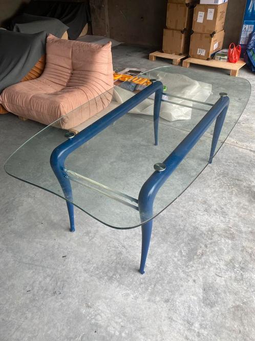Glazen tafel, Antiek en Kunst, Antiek | Meubels | Tafels, Ophalen