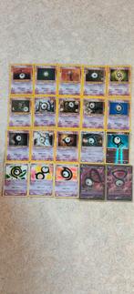 Grote Pokémon Unown Collectie van verschillende sets, Ophalen, Zo goed als nieuw, Meerdere kaarten