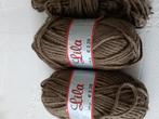 2 x WIBRA 100 gr + restje, Ophalen of Verzenden, Nieuw, Breien of Haken, Wol of Garen