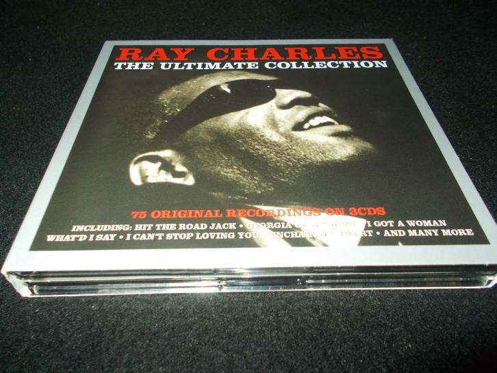 3 CD Boxset - RAY CHARLES - The Ultimate Collection - DIGI, Cd's en Dvd's, Cd's | R&B en Soul, Zo goed als nieuw, R&B, 1960 tot 1980