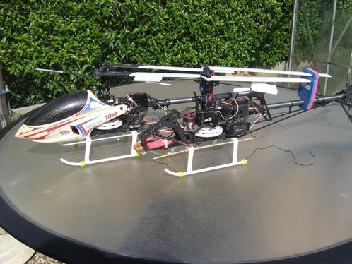 2 x Mini Titan E 325 van Thunder Tiger, Hobby en Vrije tijd, Modelbouw | Radiografisch | Helikopters en Quadcopters, Gebruikt