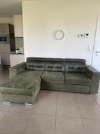 Sofa bed met opbergruimte - groen, Ophalen, Zo goed als nieuw, Stof