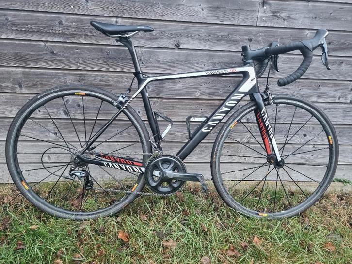 Canyon Ultimate CF SLX 8.0 (small) + 4iiii power left crank, Vélos & Vélomoteurs, Vélos | Vélos de course, Utilisé, Hommes, Autres marques