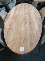 Ovale eetkamertafel mangohout (outlet), Enlèvement, Neuf
