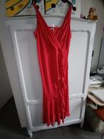 Lang rood avondkleed met split  44/46/, Ophalen, Maat 42/44 (L), Rood