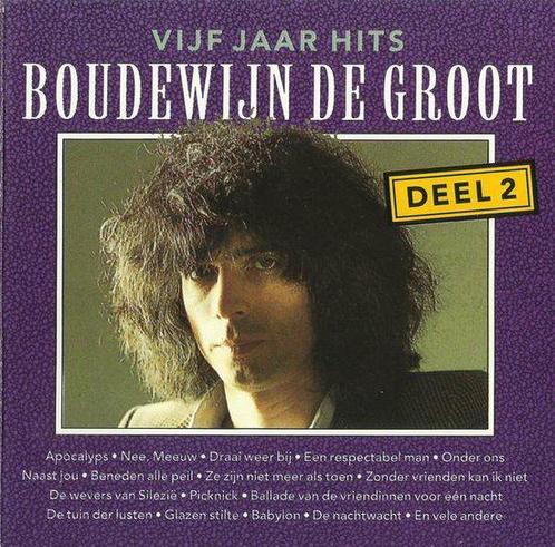 Boudewijn de Groot - Vijf Jaar Hits deel 2 (2CD), Cd's en Dvd's, Cd's | Nederlandstalig, Zo goed als nieuw, Ophalen of Verzenden