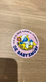 Peyo smurfen babysmurf sticker, Verzamelen, Stripfiguren, Ophalen of Verzenden, Smurfen