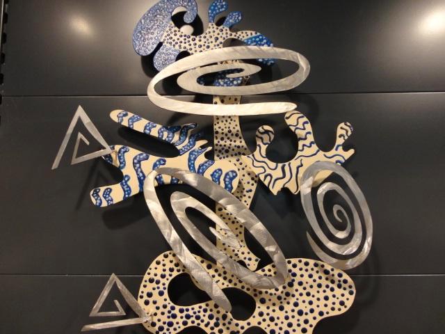 " Metal Twilla" bijzonder Metal Art van Parke & Lenz, Antiquités & Art, Art | Objets design, Enlèvement ou Envoi