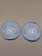 United nations 2x embleem, Ophalen of Verzenden, Landmacht, Embleem of Badge