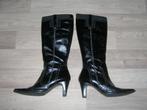 Dames laarzen met hak maat 38, Hoge laarzen, Zwart, Ophalen of Verzenden, Zo goed als nieuw
