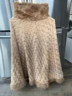 Dames poncho /cape groot beige  ALS NIEUW, Comme neuf, Beige, Enlèvement ou Envoi