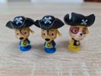Figuren : paw patrol  piraten ( 3 stuks ) 2018, Verzamelen, Poppetjes en Figuurtjes, Ophalen of Verzenden, Zo goed als nieuw