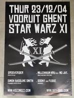 Poster Star Warz XI in Vooruit Gent 2004, Comme neuf, Enlèvement ou Envoi
