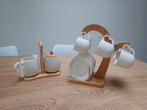 Set espresso kopjes en melk en suiker, Huis en Inrichting, Keuken | Servies, Ophalen, Zo goed als nieuw