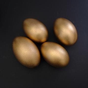 Gouden Emoe ei beschikbaar voor biedingen