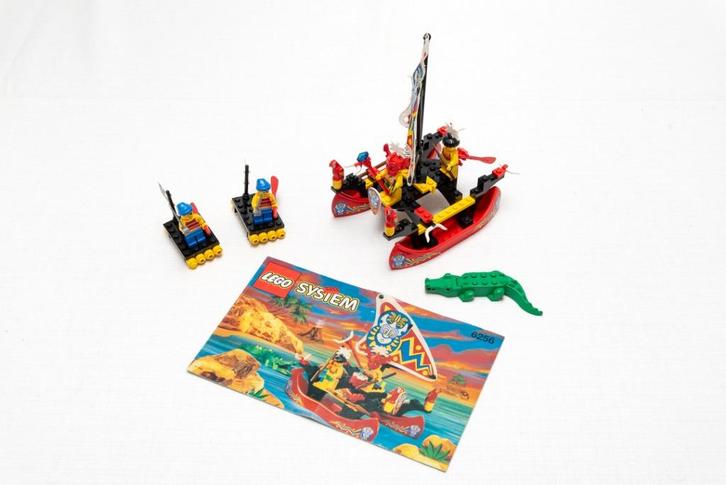 Lego Islanders - 6256 Islander Catamaran, Kinderen en Baby's, Speelgoed | Duplo en Lego, Gebruikt, Lego, Complete set, Ophalen of Verzenden