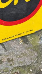 Plaque en émail De Ster., Enlèvement, Utilisé, Panneau publicitaire
