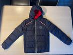 Blauwe winterjas S. Oliver - jongen - 10 jaar (maat 140), Garçon, Enlèvement ou Envoi, Utilisé, Manteau