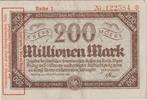 200 MILLIONEN MARK  1923 DUITSLAND, Postzegels en Munten, Los biljet, Duitsland, Ophalen of Verzenden