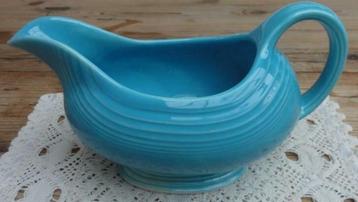 SALE Vintage U.S.A turquoise sauskom, Homer Laughin, Fiesta beschikbaar voor biedingen