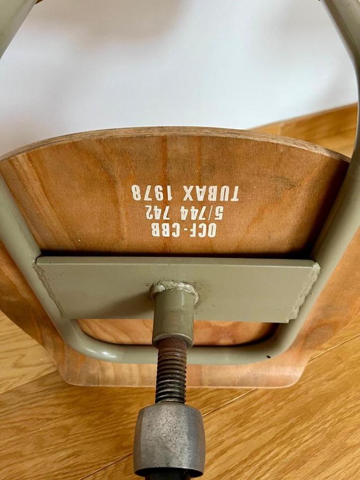 Tubax industrieel design draai stoelen, Antiek en Kunst, Antiek | Meubels | Stoelen en Sofa's, Ophalen