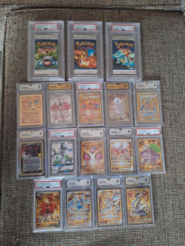 Vele Gegrade kaarten, Global Grading, PSA, Shiny, Gold Star, Hobby & Loisirs créatifs, Jeux de cartes à collectionner | Pokémon