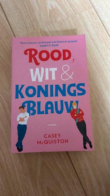 Rood, wit en koningsblauw - Casey Mcquiston beschikbaar voor biedingen