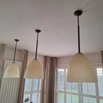Stijlvolle set van drie (3) hanglampen, Ophalen, Gebruikt, Glas