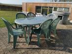 Table et 6 chaises de jardin. 1M80 / 1 m. Livraison possible, Tuin en Terras, Tuinsets en Loungesets, Ophalen, Zo goed als nieuw