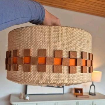 Retro 70s lampenkap  beschikbaar voor biedingen