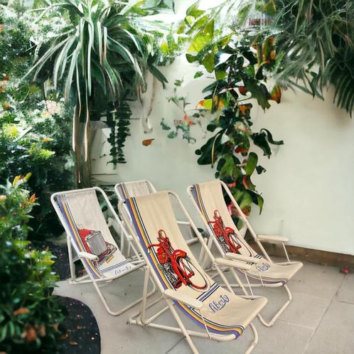 Vintage grand soleil zonnebed / ligbed / tuinstoel, Tuin en Terras, Tuinstoelen, Ophalen of Verzenden
