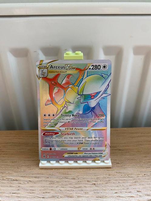 Arceus Vstar Rainbow 176/172 - Pokemon kaart, Hobby en Vrije tijd, Verzamelkaartspellen | Pokémon, Nieuw, Losse kaart, Foil, Ophalen of Verzenden