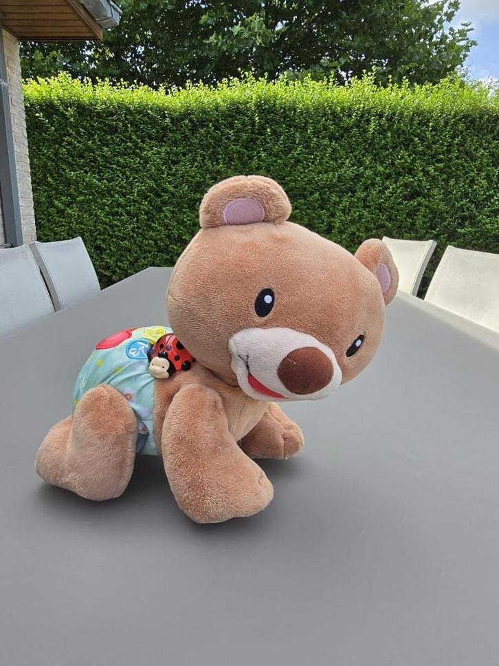 Vtech kruip en leer babybeer, Kinderen en Baby's, Speelgoed | Educatief en Creatief, Zo goed als nieuw, Ontdekken, Met geluid