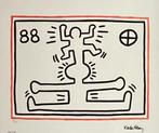 Keith Haring: lithografie op groot formaat. 50 bij 70 cm, Antiek en Kunst, Kunst | Litho's en Zeefdrukken