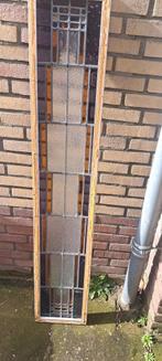 Glas en lood raamwerk en glas en lood hanglamp, Ophalen, Gebruikt