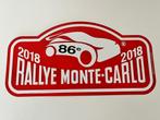 Originele metalen rally plaat Monte Carlo Nieuw, Hobby en Vrije tijd, Ophalen of Verzenden, Nieuw, Overige typen, Overige merken