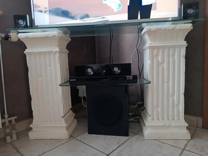 Meuble télé colonne, Maison & Meubles, Accessoires pour la Maison | Colonnes & Piliers, Comme neuf, Enlèvement