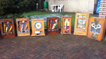 GEZOCHT ANTIEKE GOKKAST KRACHTMETER FLIPPERKAST PINDAPOT beschikbaar voor biedingen