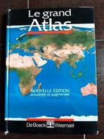 Le Grand Atlas édition De Boeck Wesmael, Livres, Enlèvement ou Envoi, Utilisé