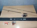 Roofvis hengel Daiwa - Spinhengel Ninja 2,40m  15-50 gram, Ophalen, Zo goed als nieuw, Werphengel